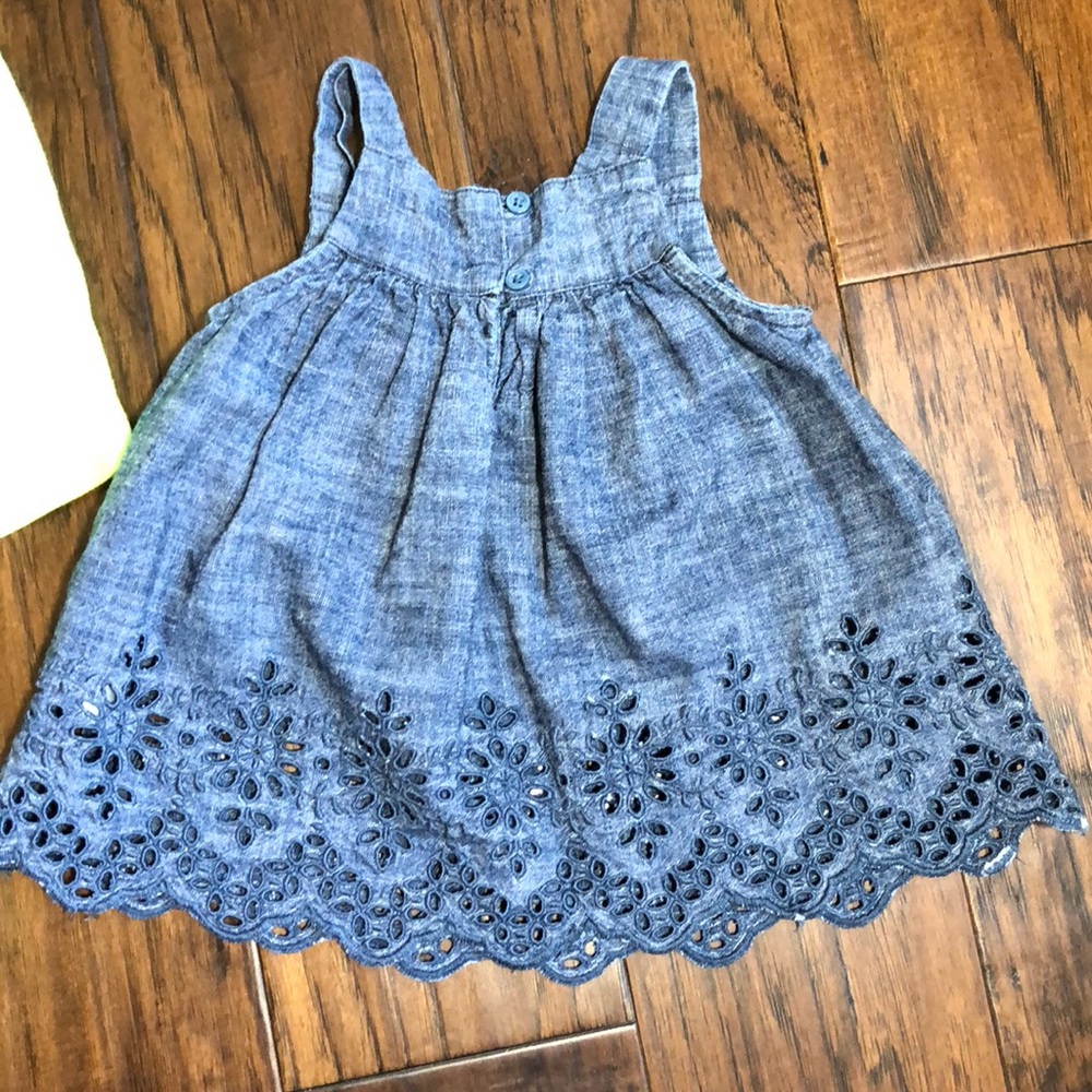 Baby Gap summer bundle yellow and jean tops 18-24 - Picture 4 of 8